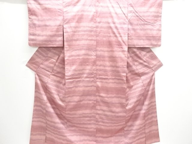 JAPANESE KIMONO / TSUMUGI / WOVEN STRIPE 